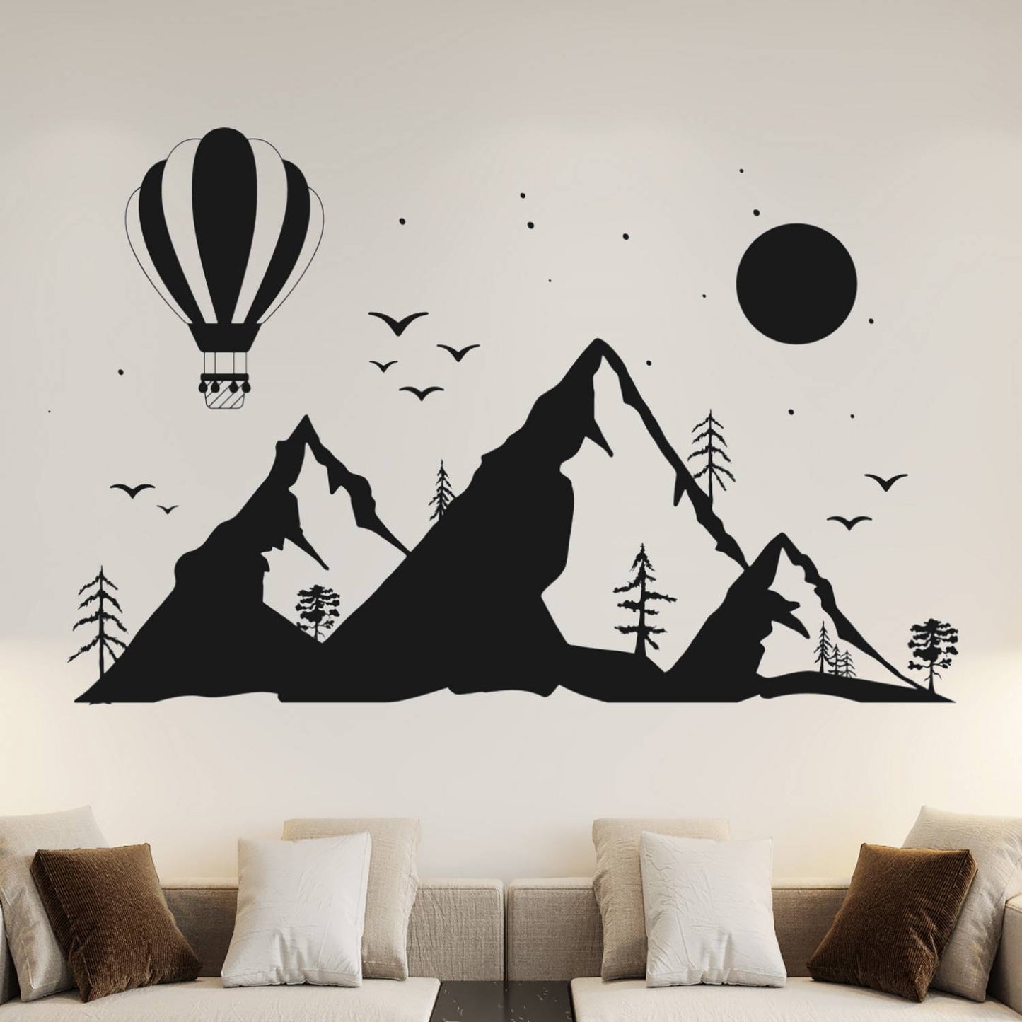 mountain wall decal