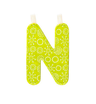 Fabric Alphabet letter by Lilliputiens