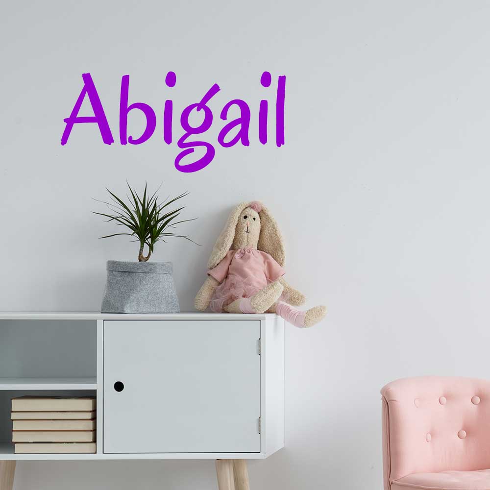 print name decal