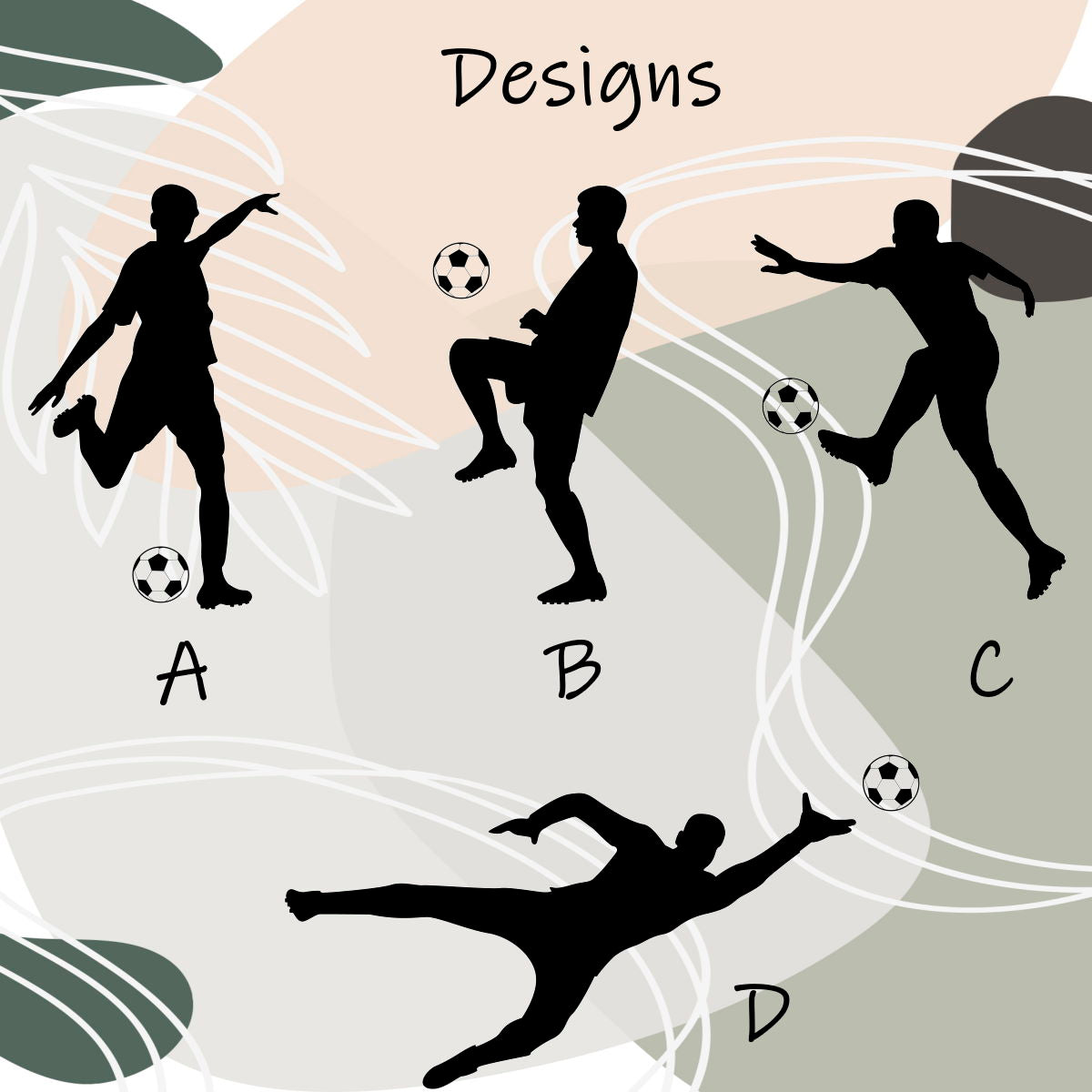 soccer player wall decals