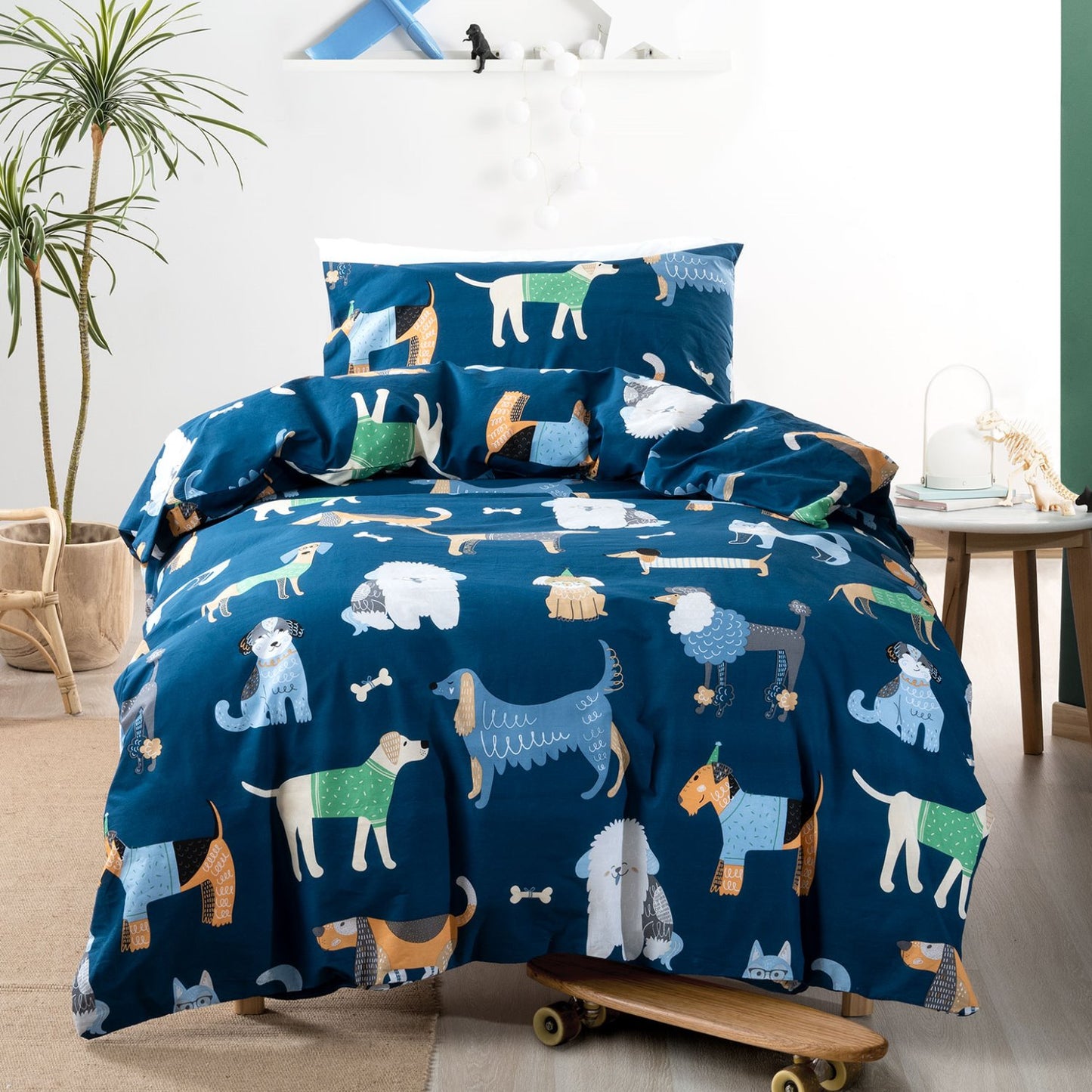 dog days duvet cover 