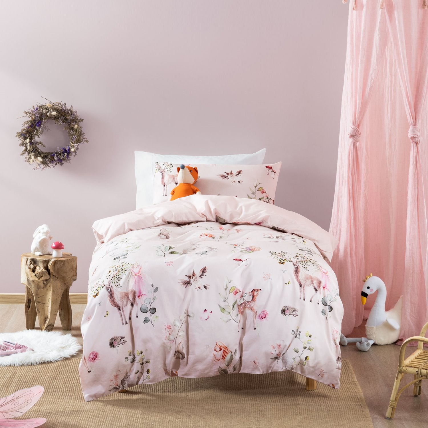 Girls Bedding Snug as a Bug