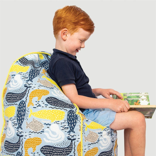 whale bean bag cover small 