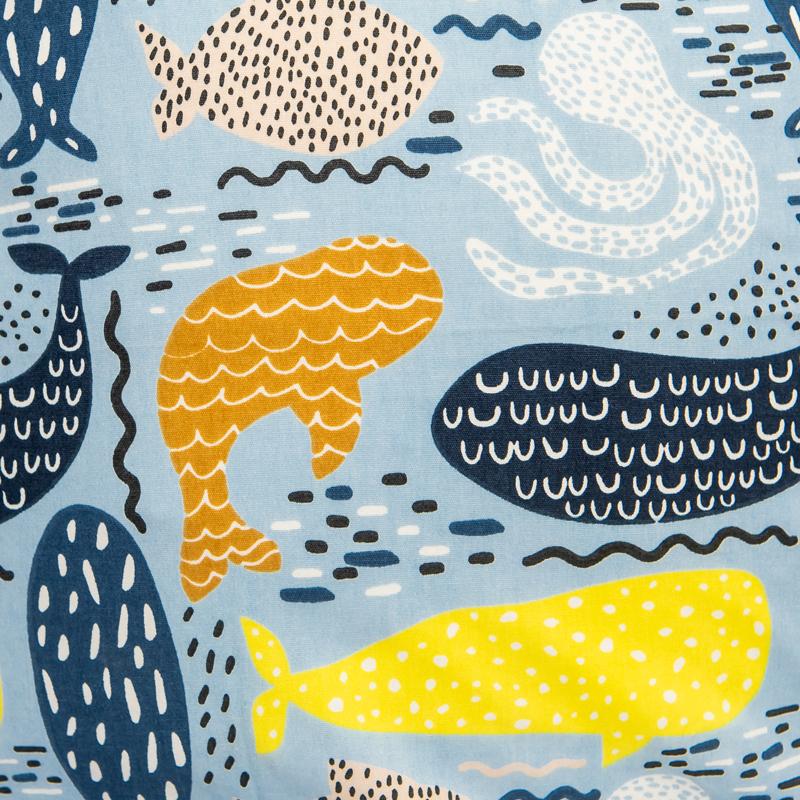 whale bean bag cover details